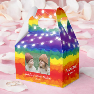 Ballotins Chaîne Lumière Photo Colorée Jour d'anniversaire