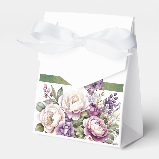 Ballotins Chalet pourpre Bouquet Ballotin (Verso)
