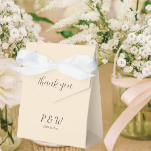 Ballotins Champagne Simple Monogramme Initiales Mariage