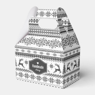 Ballotins Chandail de Noël personnalisé motif d'île noire