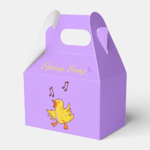 Ballotins Chanson de printemps Chick Pâques Gable Ballotin