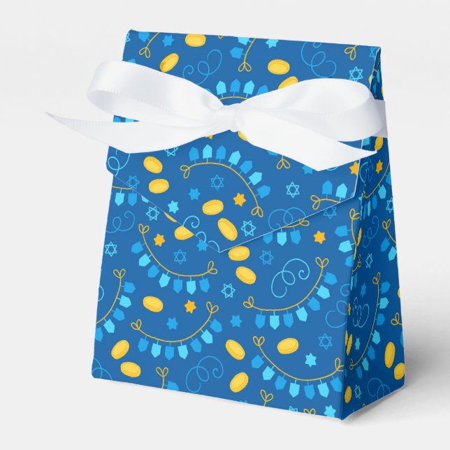 Ballotins Chanukah Dreidel Banners Gelt Cadeaux Etoiles juiv (Verso)