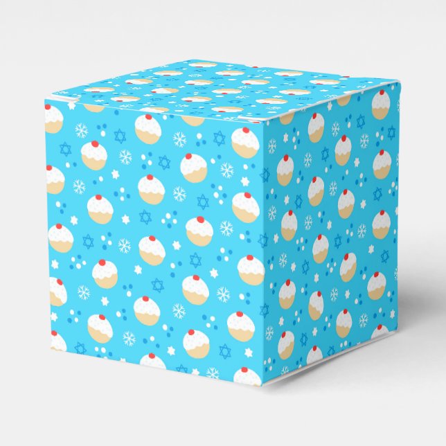 Ballotins Chanukah Jelly Doughnut Etoiles juives Snowflakes (Verso)