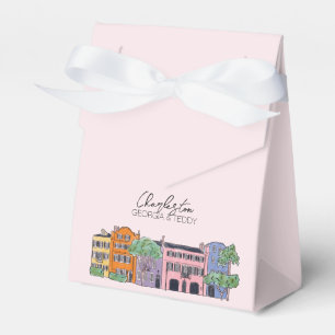 Ballotins Charleston, Caroline du Sud Mariage rose et arc