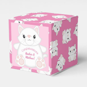 Ballotins Chat Baby shower Kitty Rose