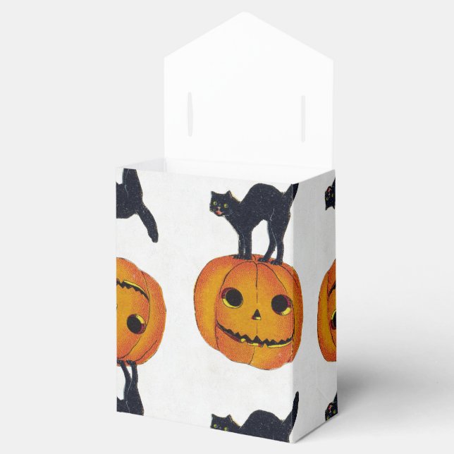 Ballotins Chat d'Halloween vintage (Ouvert)