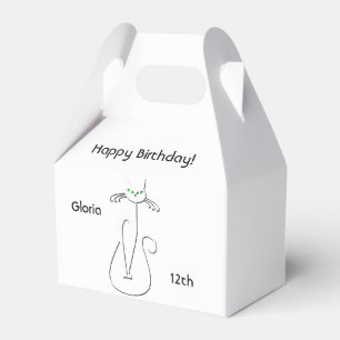 Ballotins Chat Noir Slinky Anniversaire Texte personnalisé Y