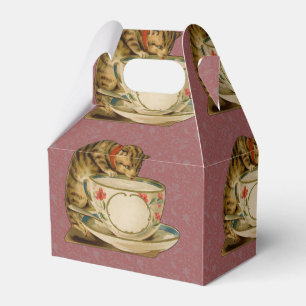 Ballotins Chat Tasse à Thé Mignon Vintage Victorien Animal C