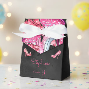 Ballotins Chaussure à talon rose poupée fille fête d'anniver