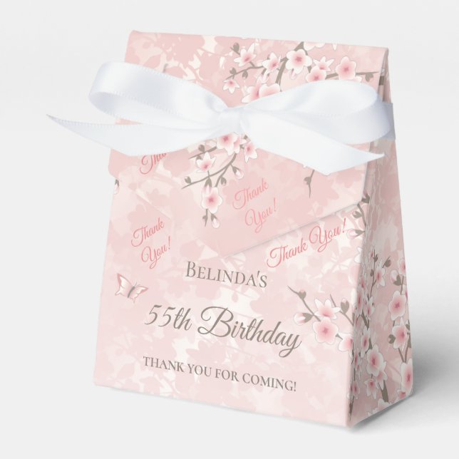 Ballotins Cherry Blossom Blush rose Ballotin (Verso)