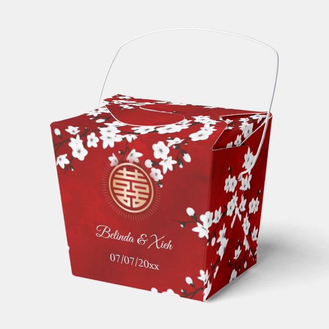 Ballotins Cherry Blossom Mariage chinois (Verso)