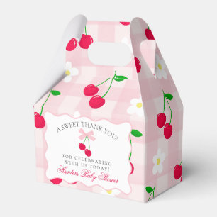 Ballotins Cherry Sweet rose Coquette Baby shower Ballotin