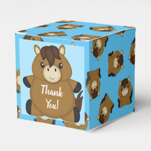 Ballotins Cheval Baby shower Blue Boy