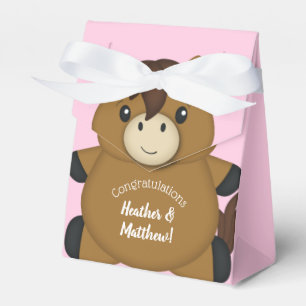 Ballotins Cheval Baby shower fille rose