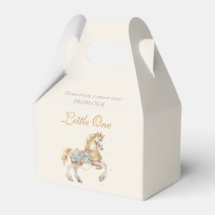 Ballotins Cheval de carrousel vintage aquarelle bleue Baby S