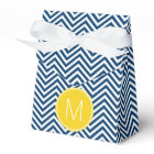 Chevrons Bleu Marine - Remerciements de Mariage
