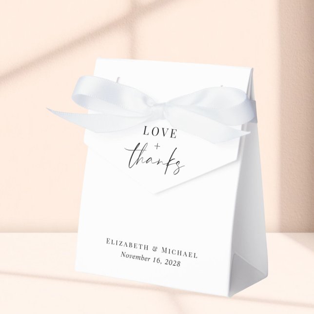 Ballotins Chic Amour Et Merci Mariage (Créateur téléchargé)