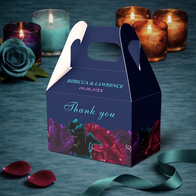 Ballotins Chic bijou fleurs bleu mariage (Créateur téléchargé)