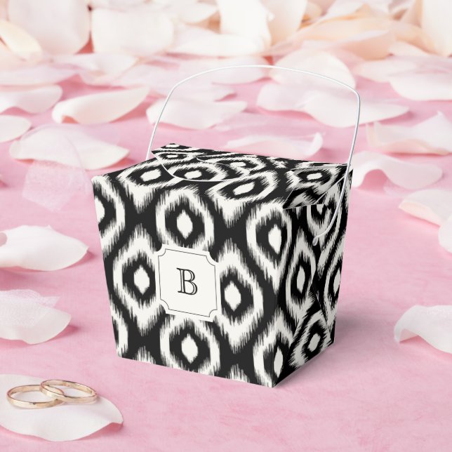 Ballotins Chic Black & White Ikat Diamond Party (Mariage)