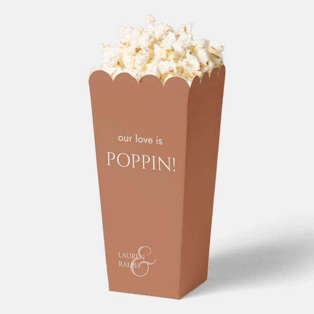 Ballotins Chic en terre cuite Couple Monogram Popcorn (Sauté)