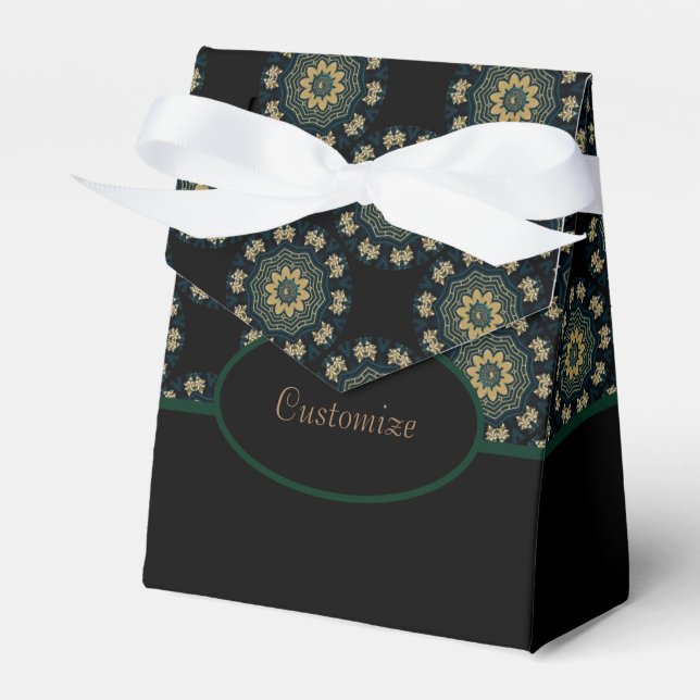 Ballotins Chic Gold & Green Asian Style 2 (Verso)