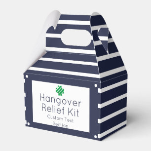 Ballotins Chic Navy et White Hangover Kit Ballotin