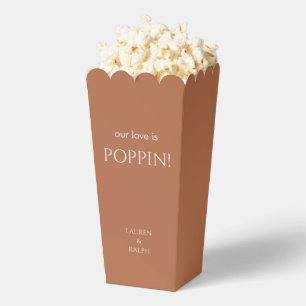 Ballotins Chic Terracotta Couple Names Popcorn