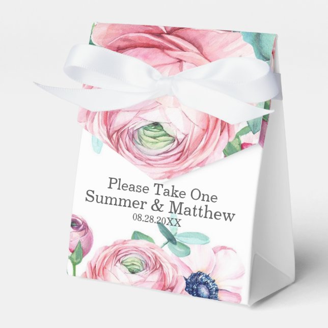Ballotins Chic Victorien Blush Pink Peony Mariage (Verso)