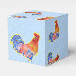 Ballotins Chicken Rooster Blue Boys Birthday Cake Ballotin