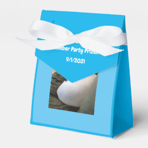 Ballotins Chien blanc mignon dormant Stwood Party Blue