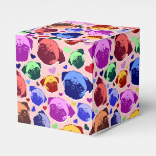 Ballotins Chien Chiot Carlin Style PopArt Rétro