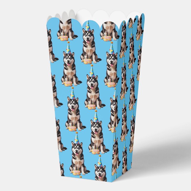 Ballotins Chien Husky Birthday (Recto)