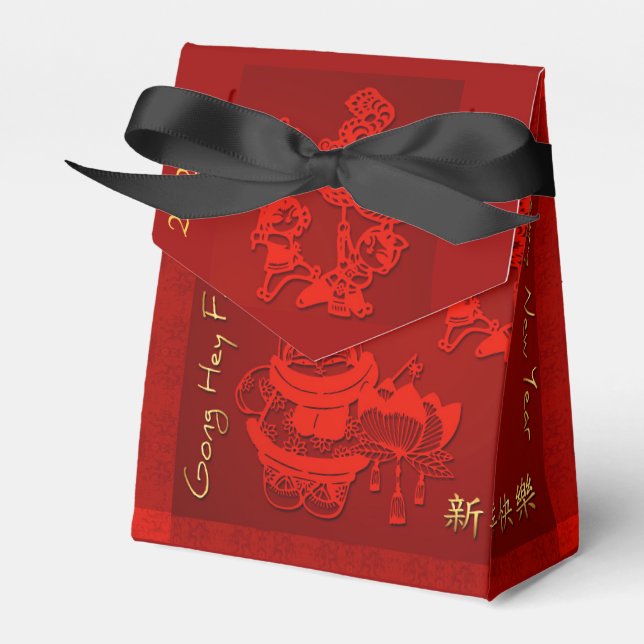 Ballotins Chinois coutume Jour de l'An Dragon pour enfants T (Verso)