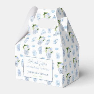 Ballotins Chinoiserie Chic Chartreuse Navy Mariage Bain