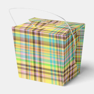 Ballotins Chocolat Pastels Plaid 2-PARTY FAVOR BOX, sortir