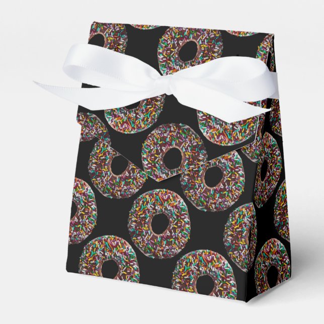 Ballotins Chocolate donut with colorful sprinkles (Verso)