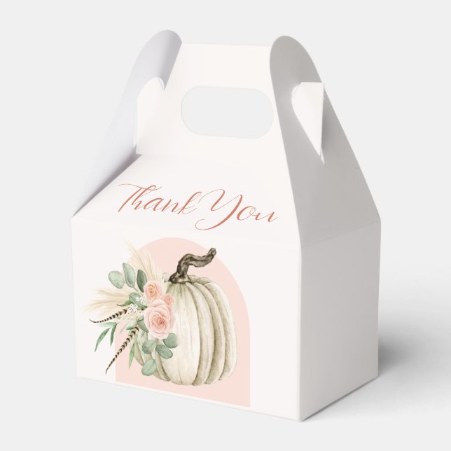 Ballotins Chute rose Citrouille Floral Boho Arch (Verso)