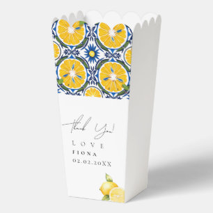 Ballotins Ciao Baby shower Douche à thème citron