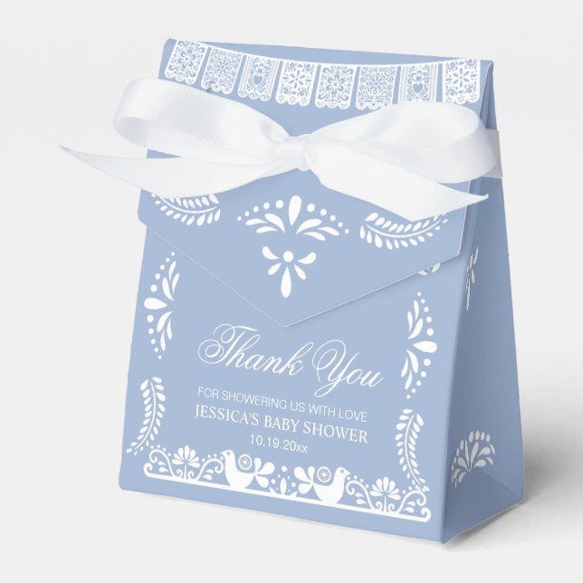 Ballotins Cielito Lindo Baby shower mexicain Merci (Verso)