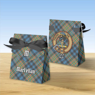 Ballotins Cimier du clan MacLellan sur tartan ancien