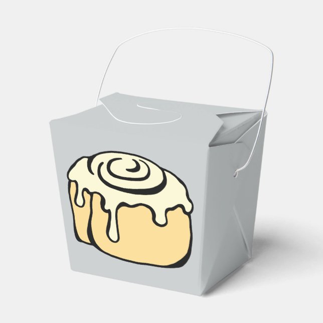 Ballotins Cinnamon Roll Honey Bun Dessin Design Gris Cute (Verso)