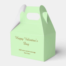 Citron vert marron joyeuse Saint-Valentin simple