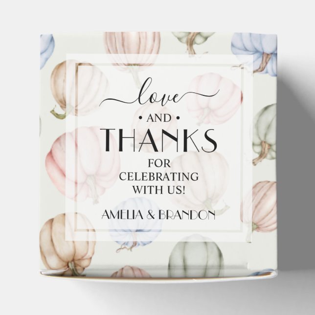 Ballotins Citrouille chic Baby shower neutre pour les femmes (Haut)