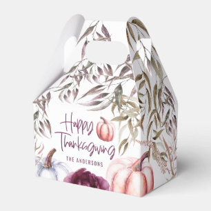 Ballotins citrouille floral automne de la fête de grâce boît