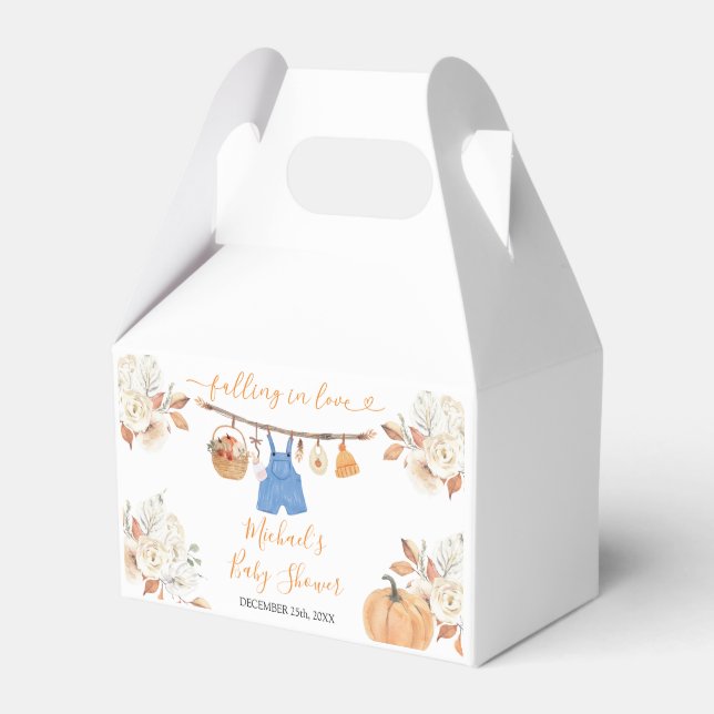 Ballotins Citrouille Vêtements d'automne Baby shower d'autom (Verso)