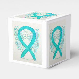 Ballotins Clair Turquoise Vert Sensibilisation Ruban Fête Fa