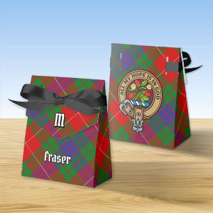 Ballotins Clan Fraser Crest sur le Ballotin Tartan