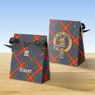 Ballotins Clan Fraser de Lovat Crest sur Tartan Ballotin
