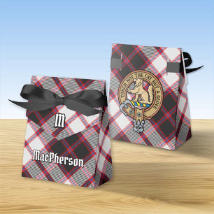 Ballotins Clan MacPherson Crest sur la chasse Tartan