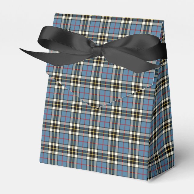 Ballotins Clan Thompson bleu clair robe officielle Tartan (Verso)